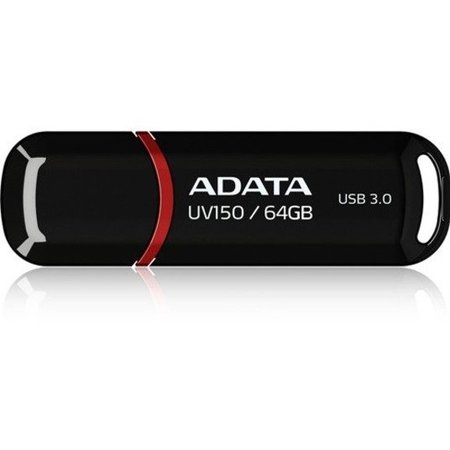 ADATA Adata Usa Dashdrive Usb 3.1 Uv150 64Gb Passport To Data Mobility,  AUV150-64G-RBK